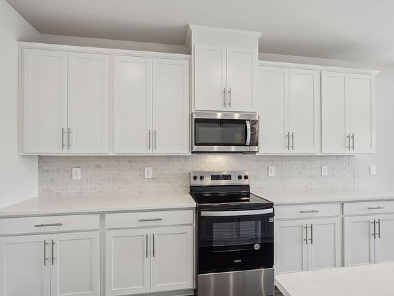 Kitchen in the Sherwood floorplan at Meritage Homes community.