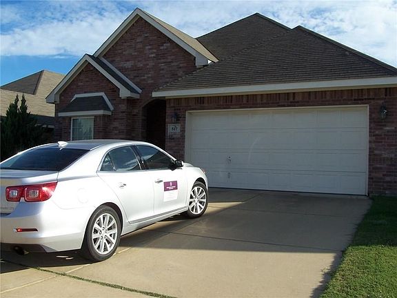 Large 2 car garage.