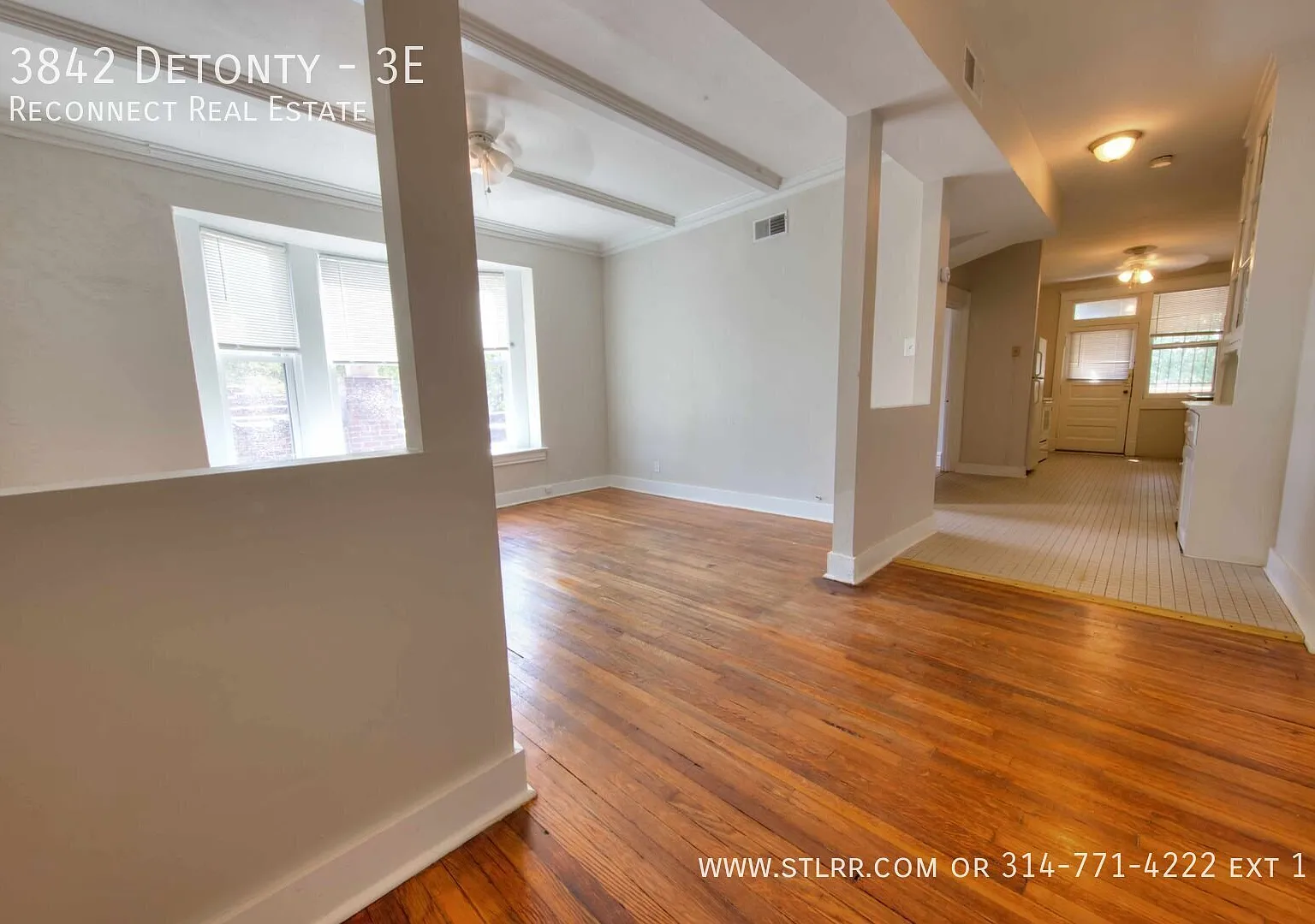 This Is A Very Spacious All Electric 2 Bedroom 1 Bath Apartment With Hardwood Through Out! — Photo 2