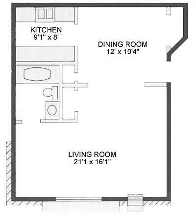 Floor plan The Oak Terrace