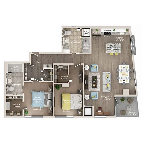 Floor plan C2PH