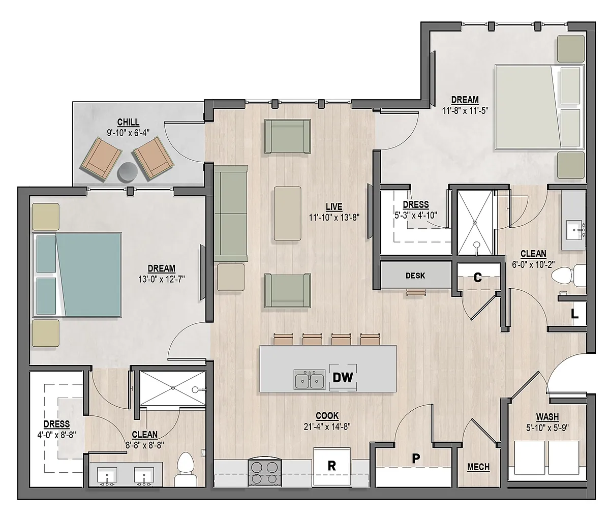 Floor plan Briarwood I