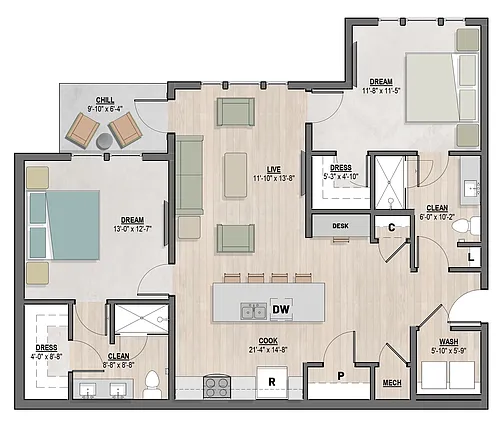 Floor plan Briarwood I