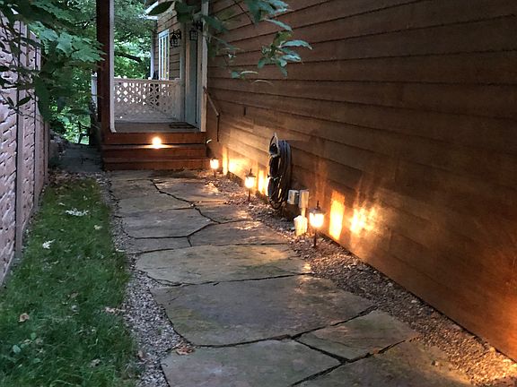 Walk to front door