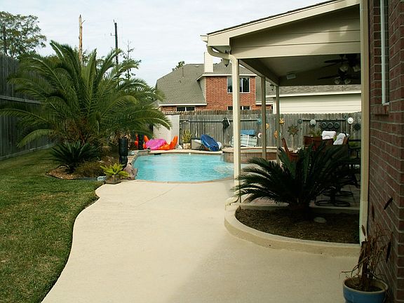 View from private door to master bedroom