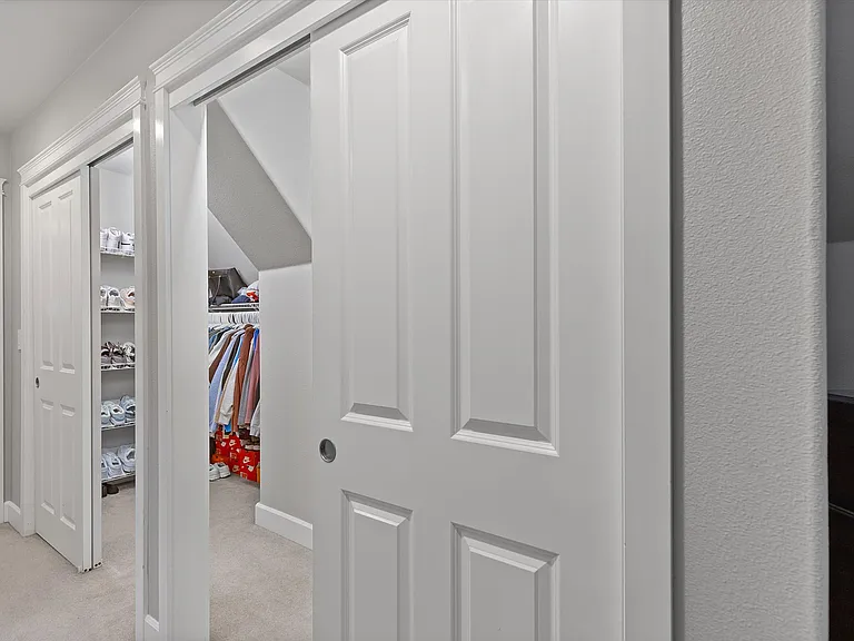 Walk-in closet in Primary