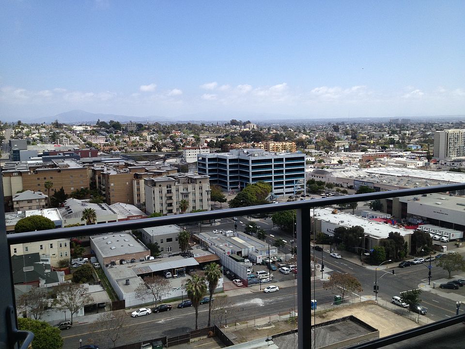 Views east from living rm