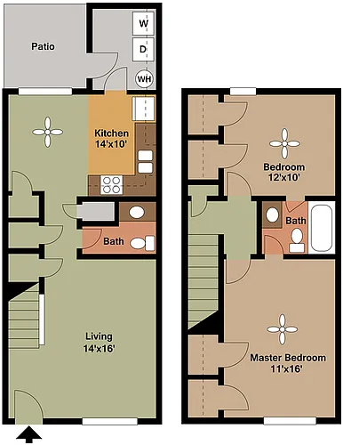 Floor plan 2 Bedroom Classic/79