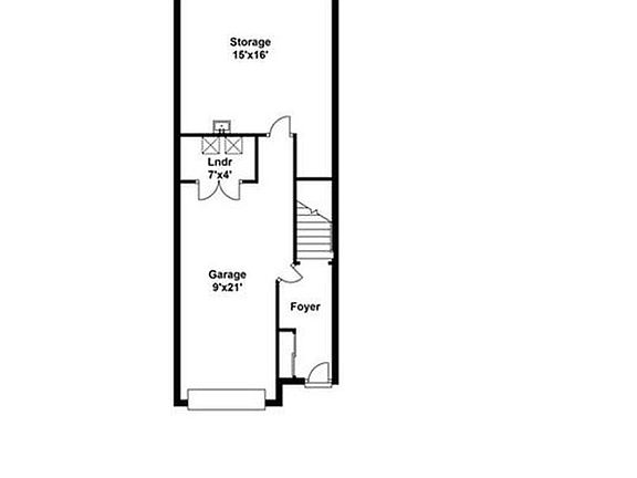 Floor plan of entry level