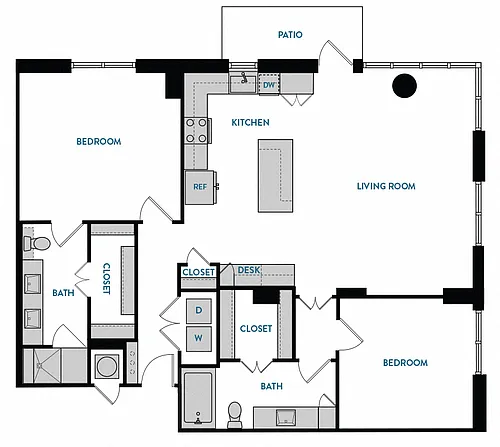 Floor plan B6