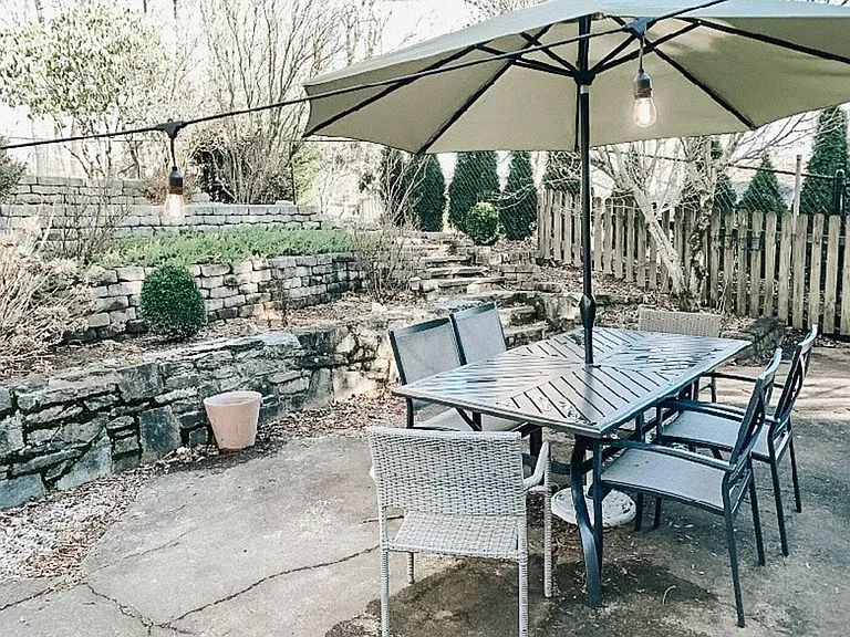 Back Patio in Winter