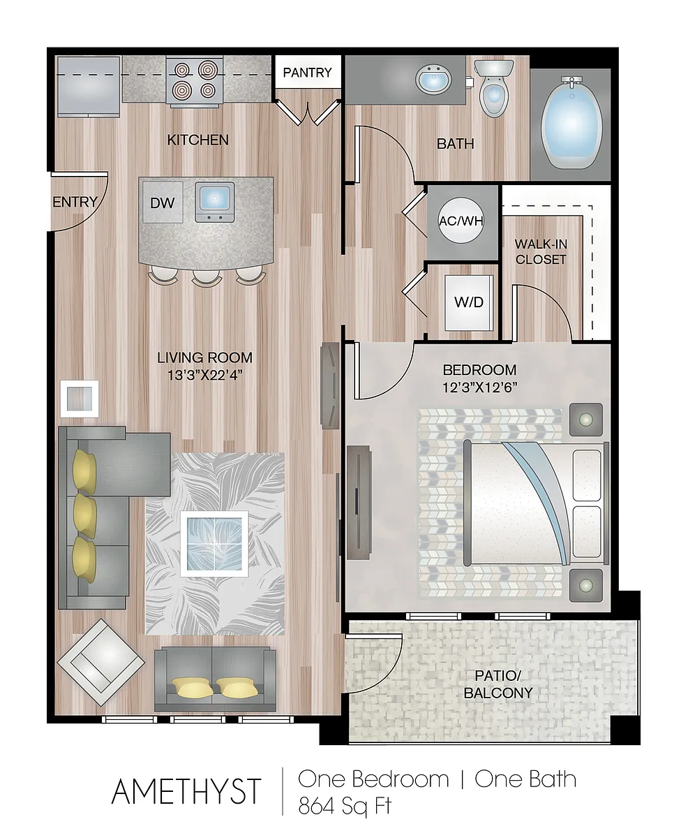 Floor plan Amethyst