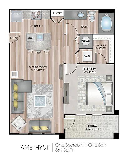 Floor plan Amethyst