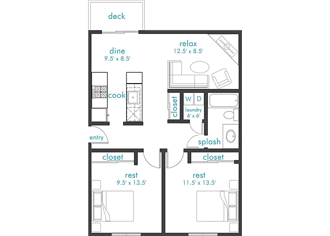 Floor plan Descend