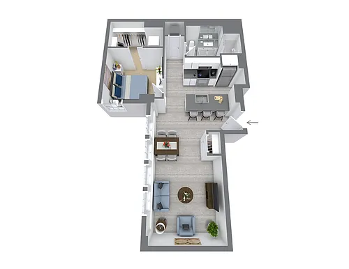 Floor plan B3