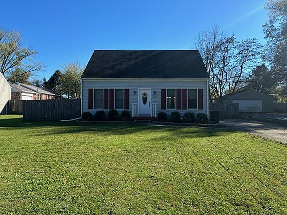 Large front yard setback. Off-street parking.