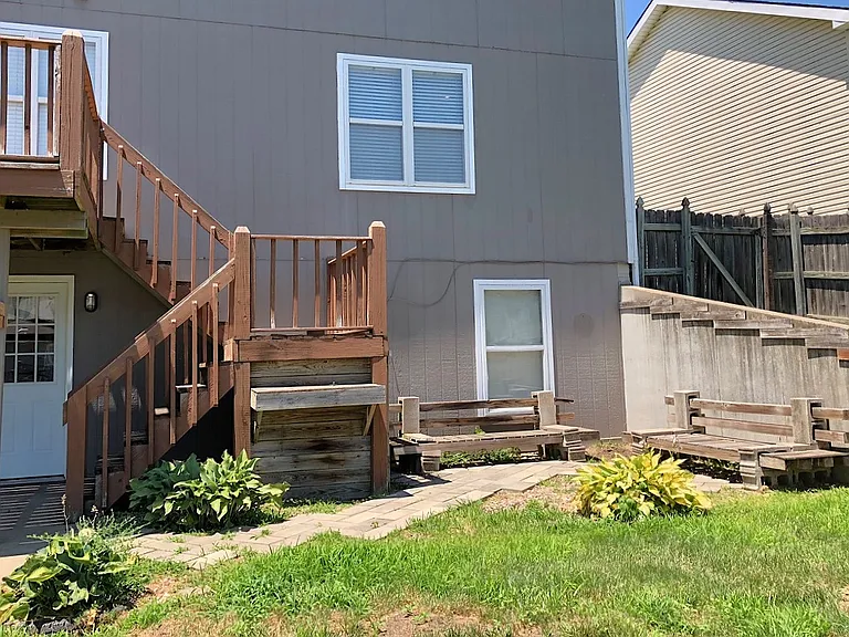Backyard patio, deck