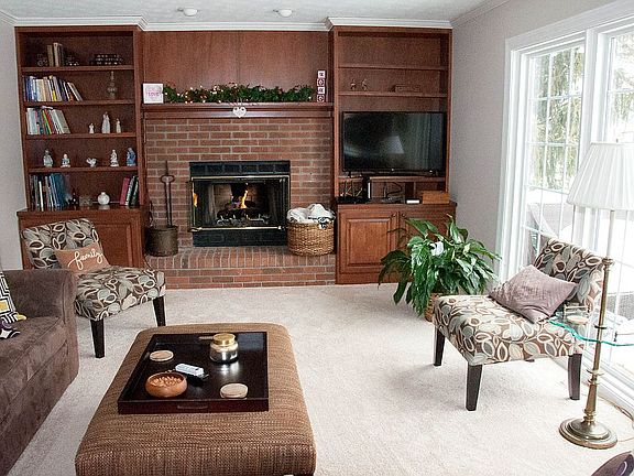 Family room full of light