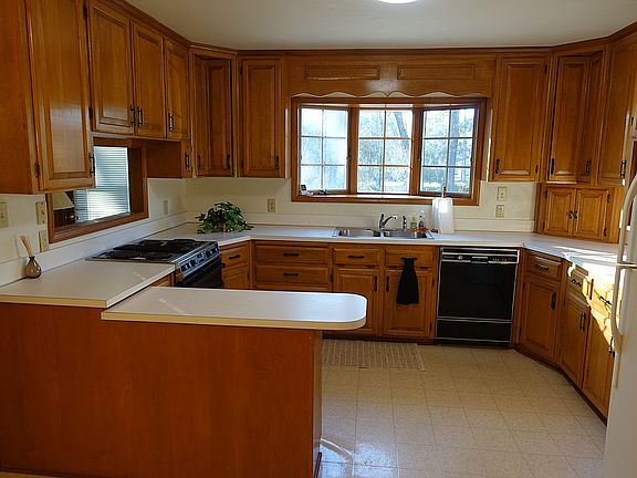 Custom built wood cabinets