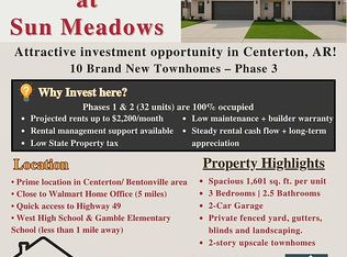 704 Sun Meadow Dr, Centerton, AR 72719