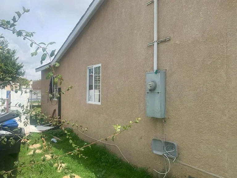 backyard left side.
