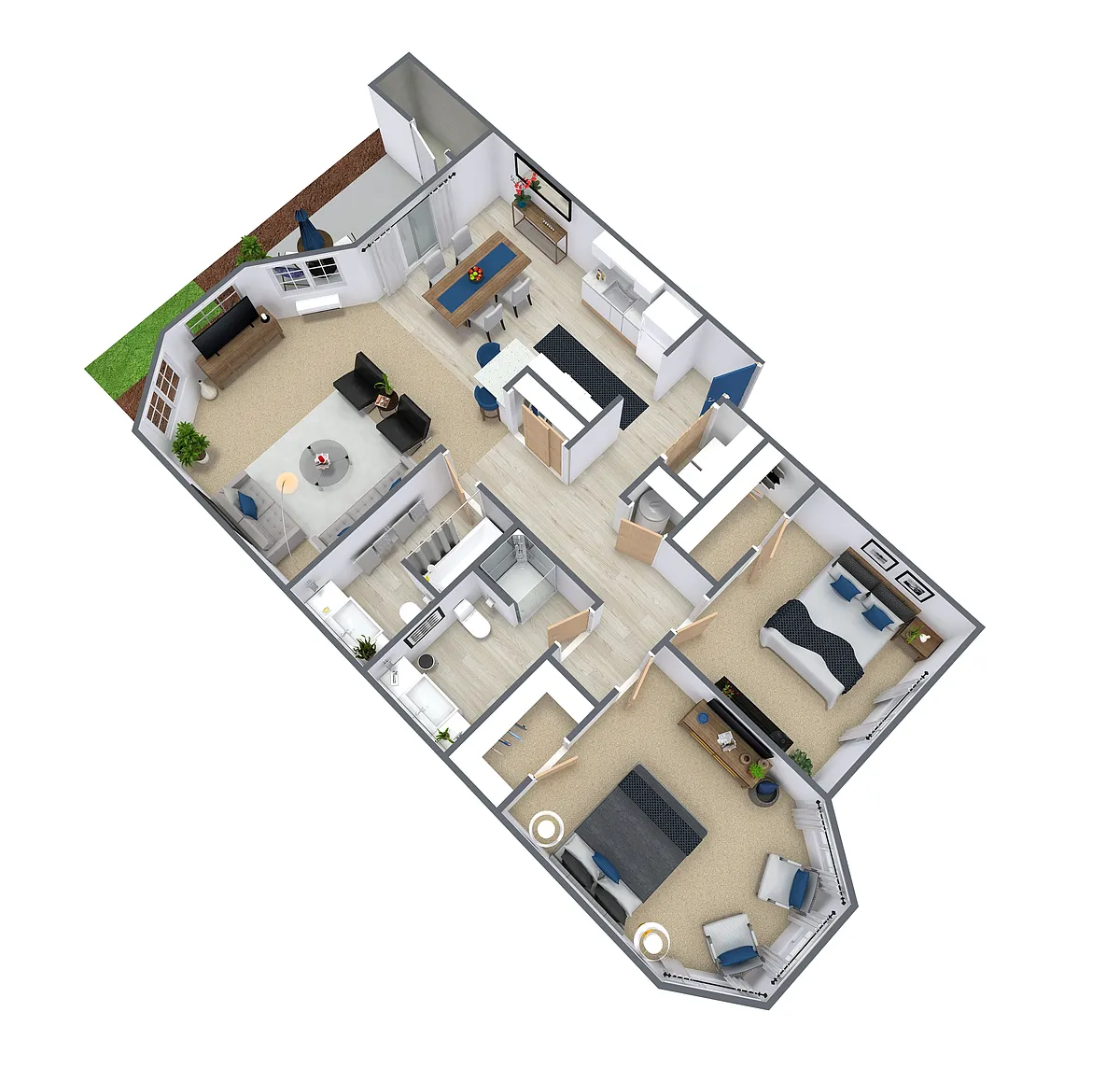 Floor plan 2 Bedroom
