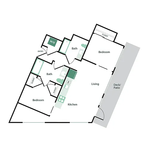 Floor plan 2X2 - D3