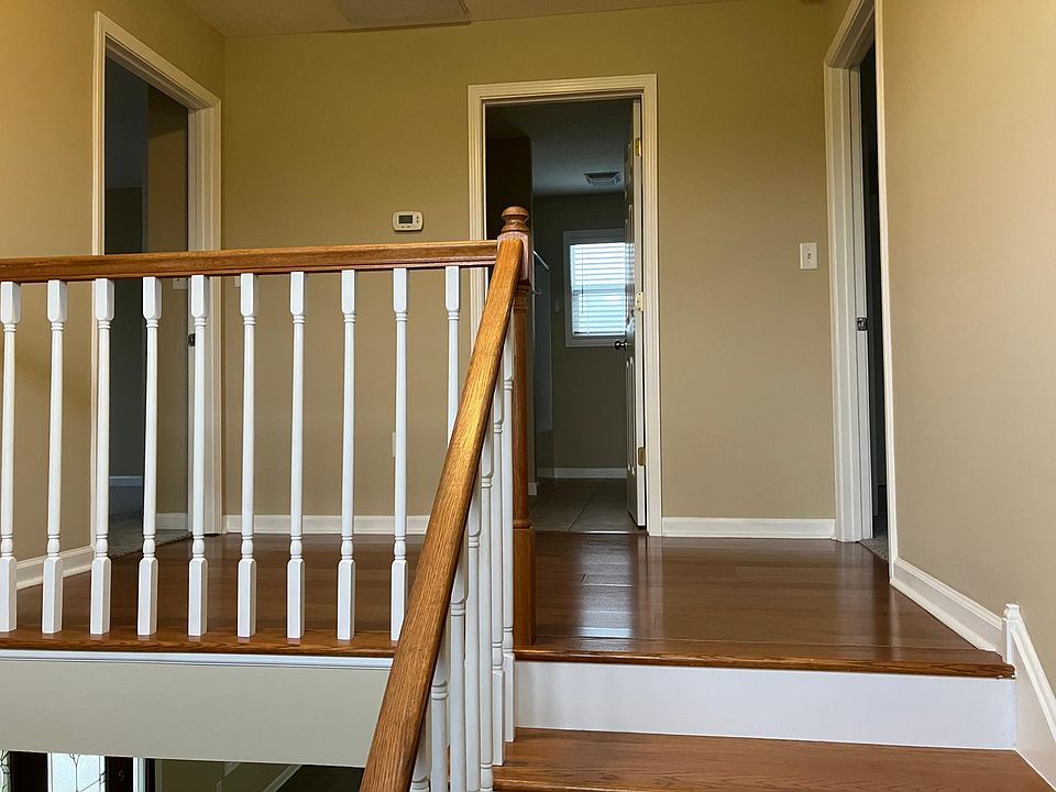 Upstairs common area from stair landing