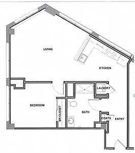Floor plan 1H