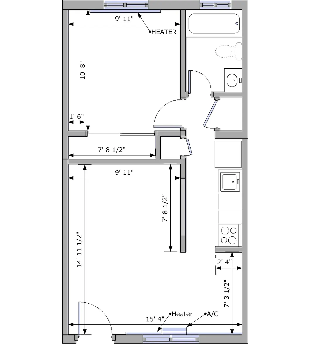 Floor plan Botticelli