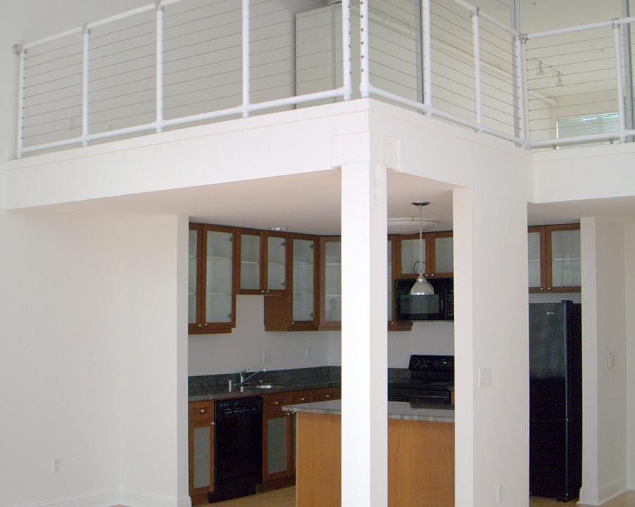 Dinning area and kitchen from living room