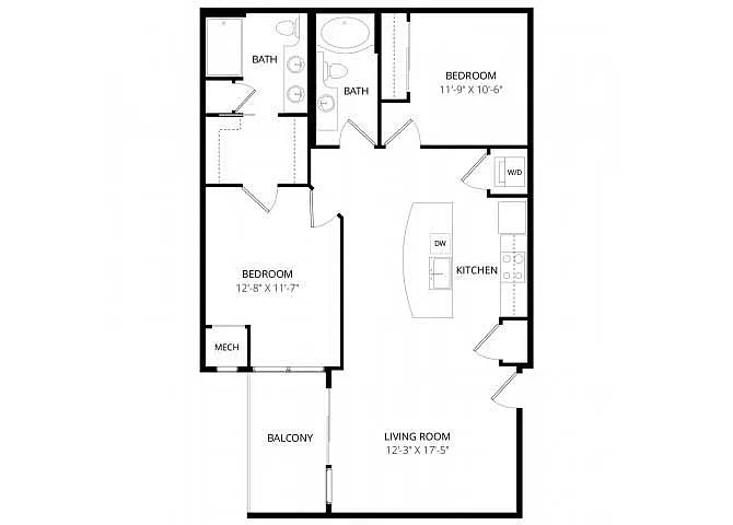 Floor plan Peppercorn C2