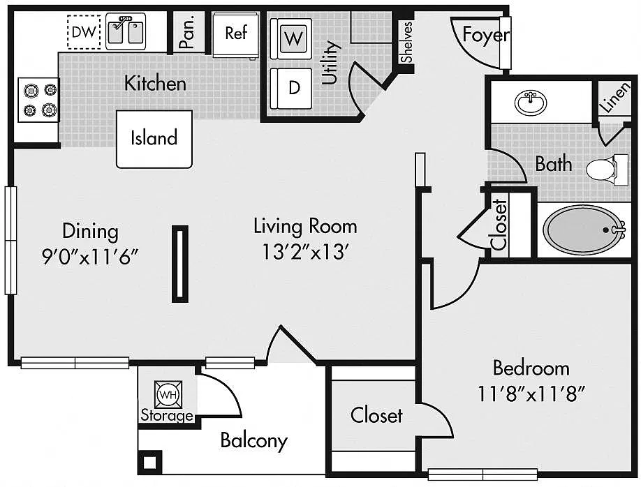 Floor plan A3-Renovated