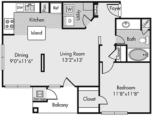 Floor plan A3-Renovated