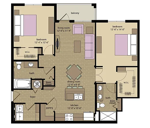 Floor plan B3