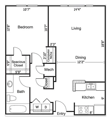 Floor plan Garson