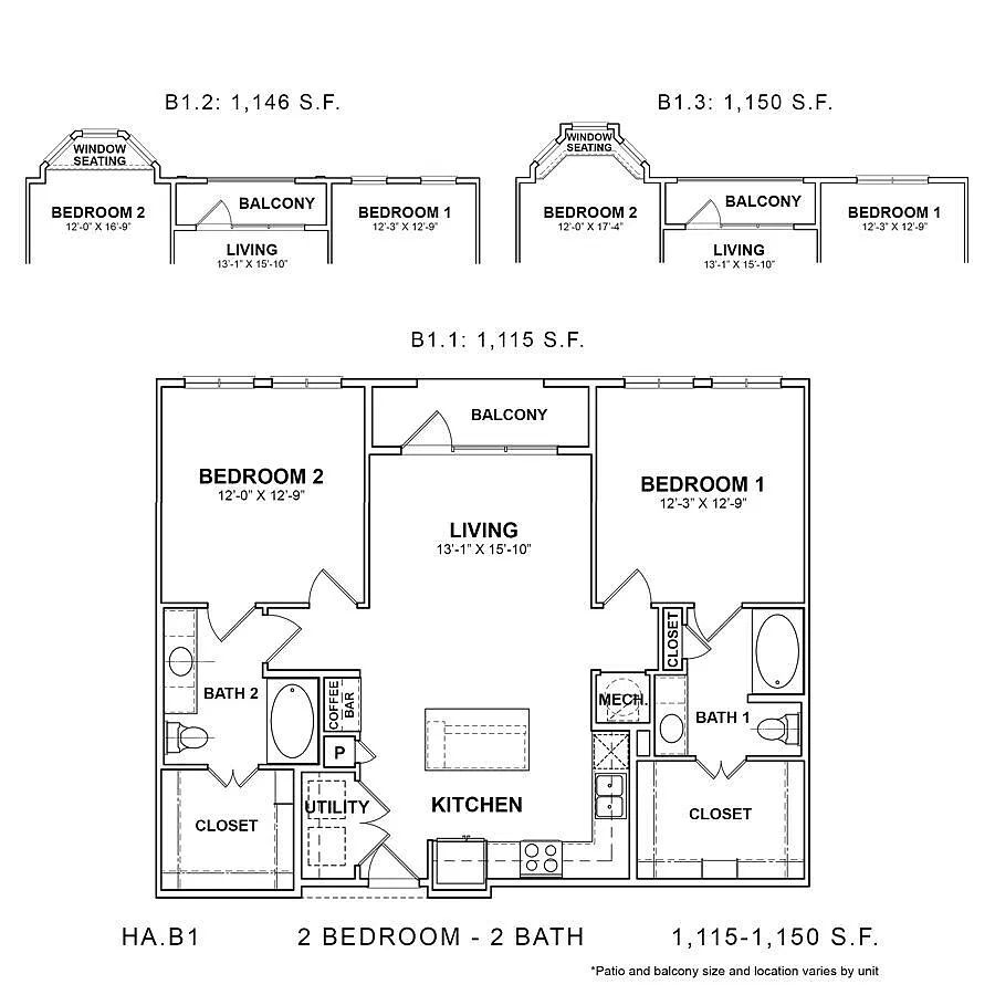 Floor plan HA.B1