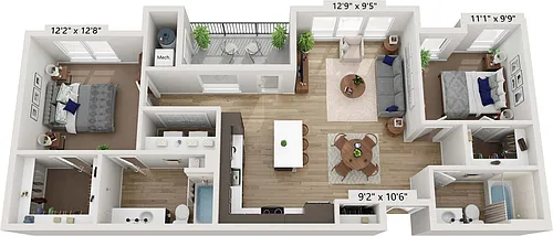 Floor plan B1