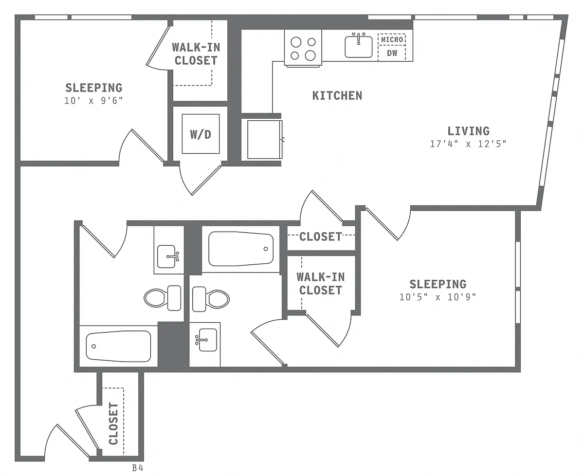 Floor plan B4