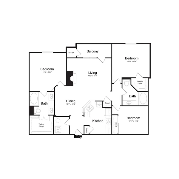 Floor plan C1