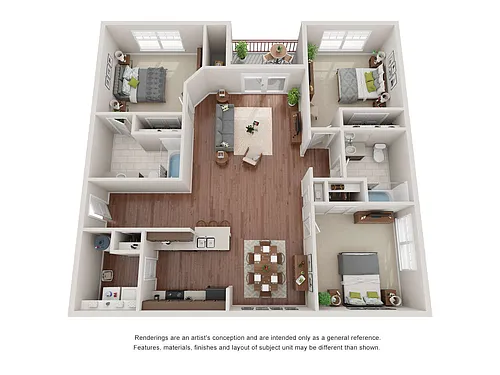 Floor plan 3 Bedroom