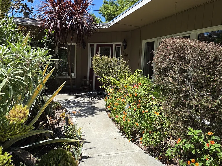 Walkway to front door of Main House