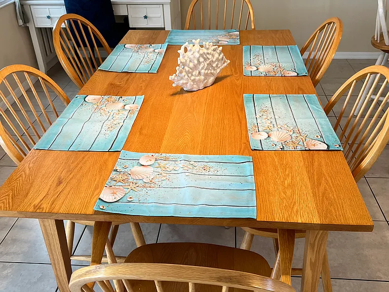 Dining Table with pool view