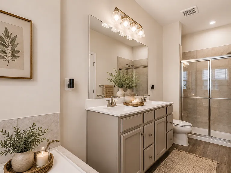 Start the day refreshed. End it restored. (Photos are virtually staged)