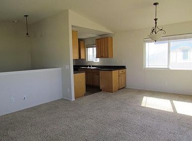 2nd floor living room & kitchen