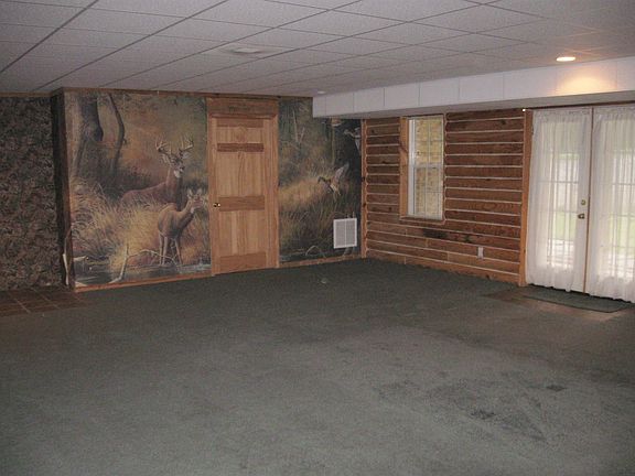 Walk out finished basement partial bath