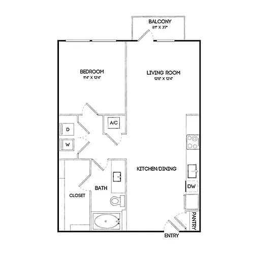 Floor plan A1A