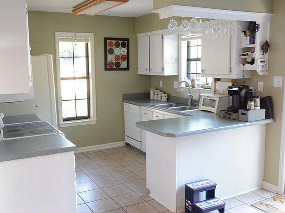 Kitchen with tile floors