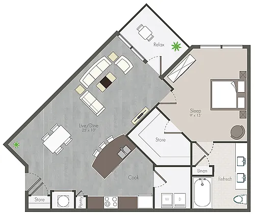 Floor plan Hudson