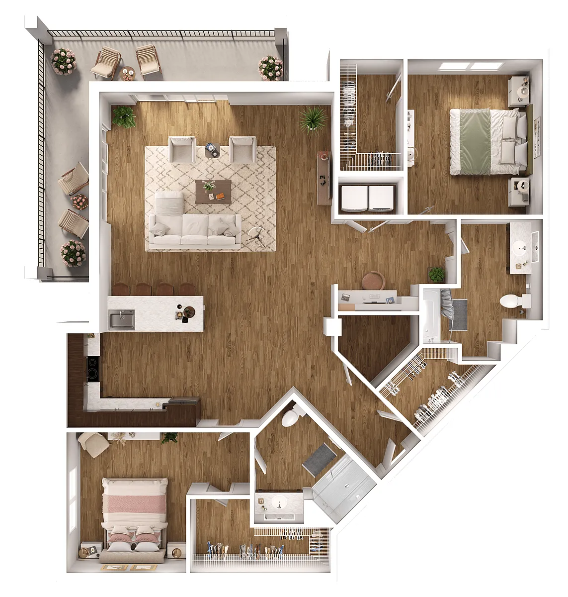 Floor plan B3